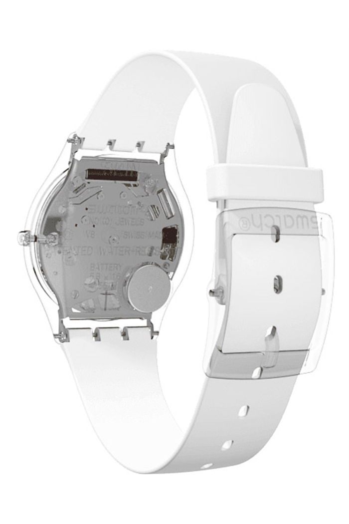 Swatch SFK360 Beyaz Silikon Kayışlı Bayan Saati 