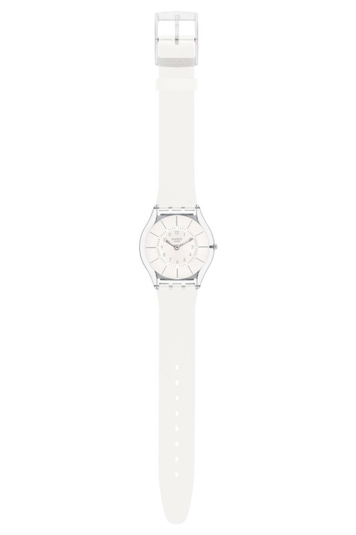Swatch SFK360 Beyaz Silikon Kayışlı Bayan Saati 
