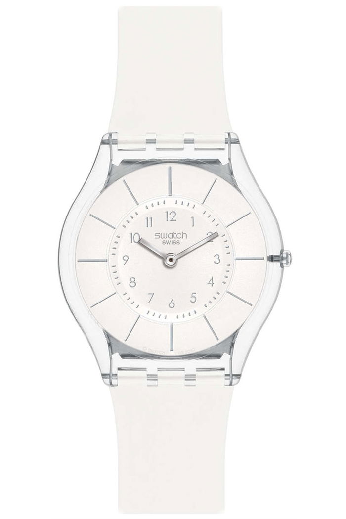Swatch SFK360 Beyaz Silikon Kayışlı Bayan Saati 