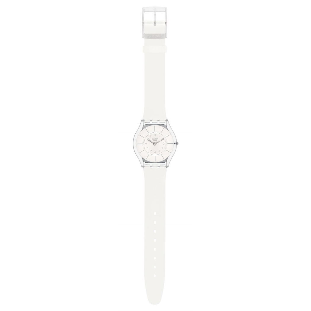 Swatch SFK360 Beyaz Silikon Kayışlı Bayan Saati 