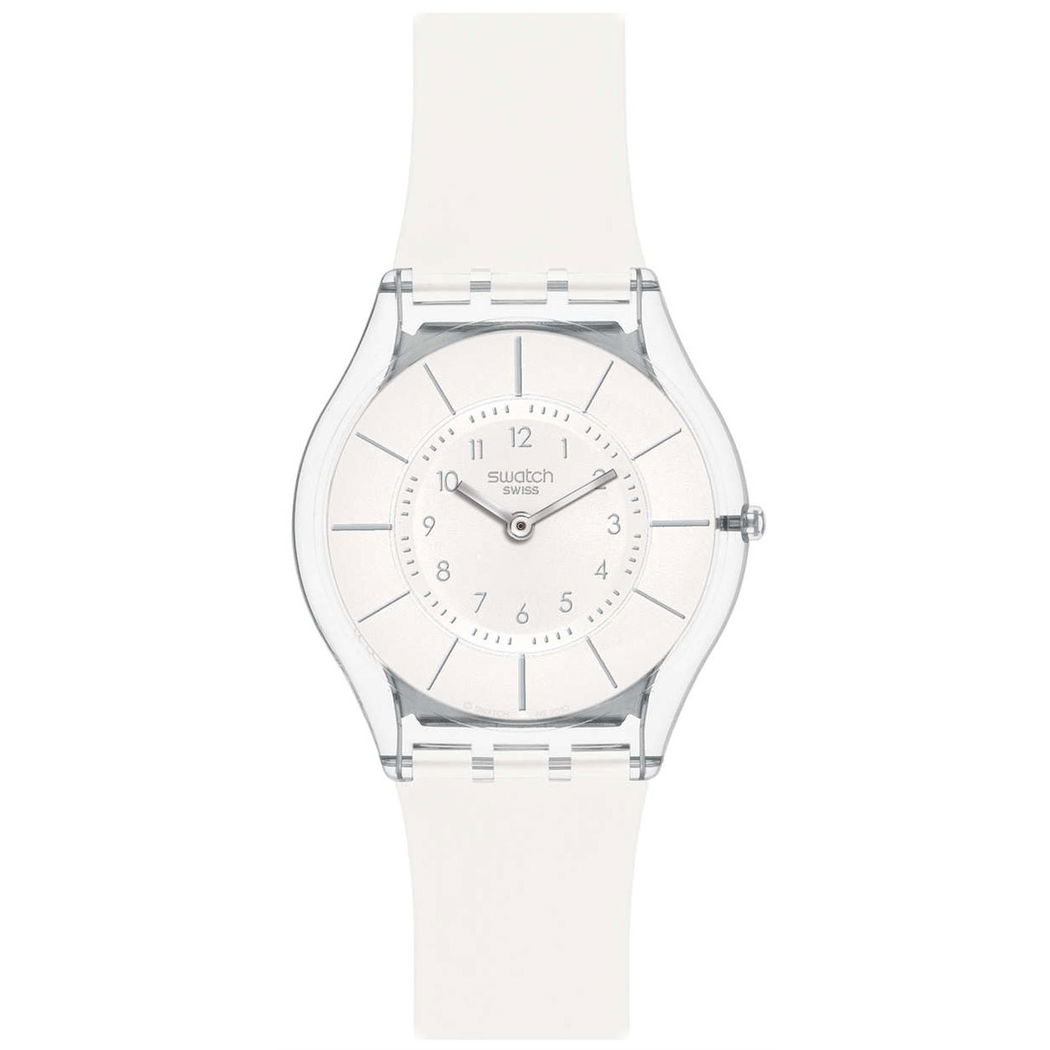 Swatch SFK360 Beyaz Silikon Kayışlı Bayan Saati 