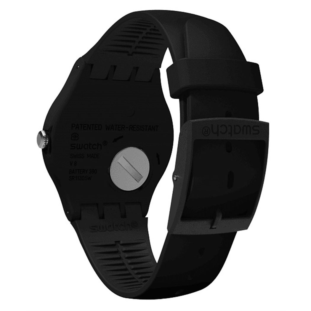Swatch SUOB704 Siyah Turuncu İndeksli Erkek Saati