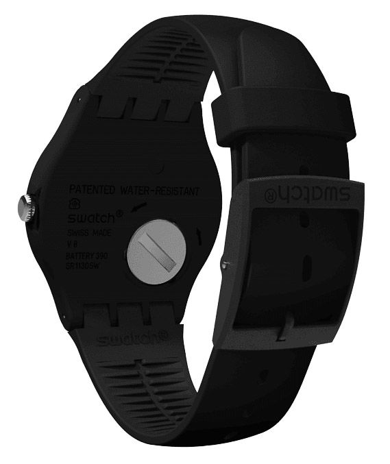 Swatch SUOB704 Siyah Turuncu İndeksli Erkek Saati