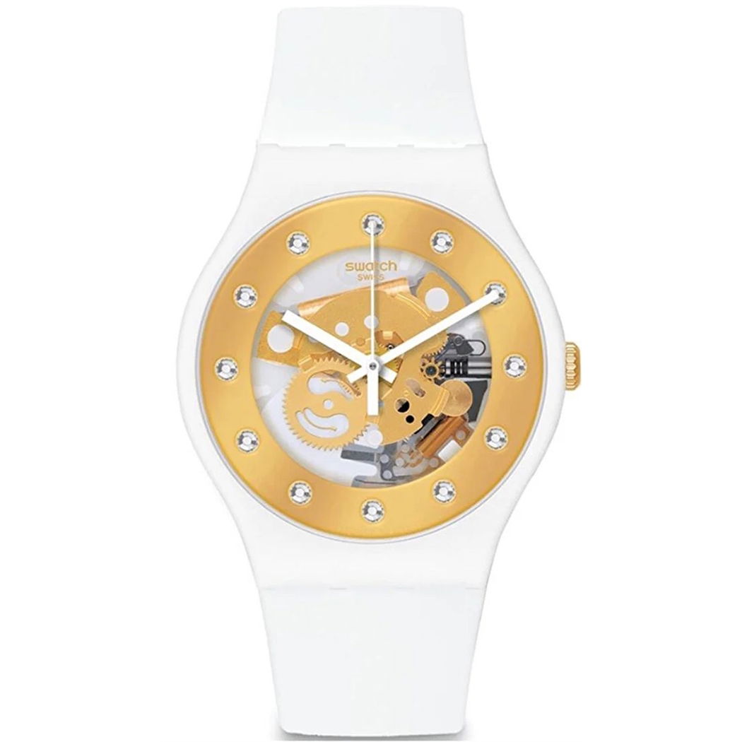 Swatch SUOZ148 Beyaz Bayan Saati