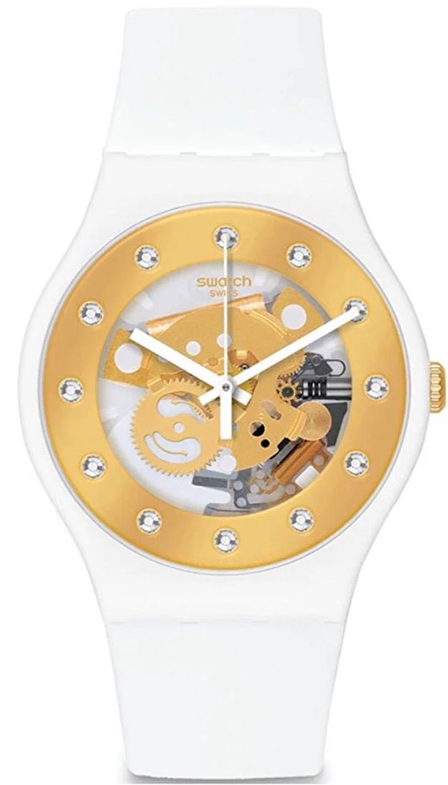 Swatch SUOZ148 Beyaz Bayan Saati
