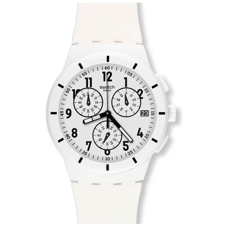 Swatch Susw402 TWICE AGAIN WHITE Kol Saati