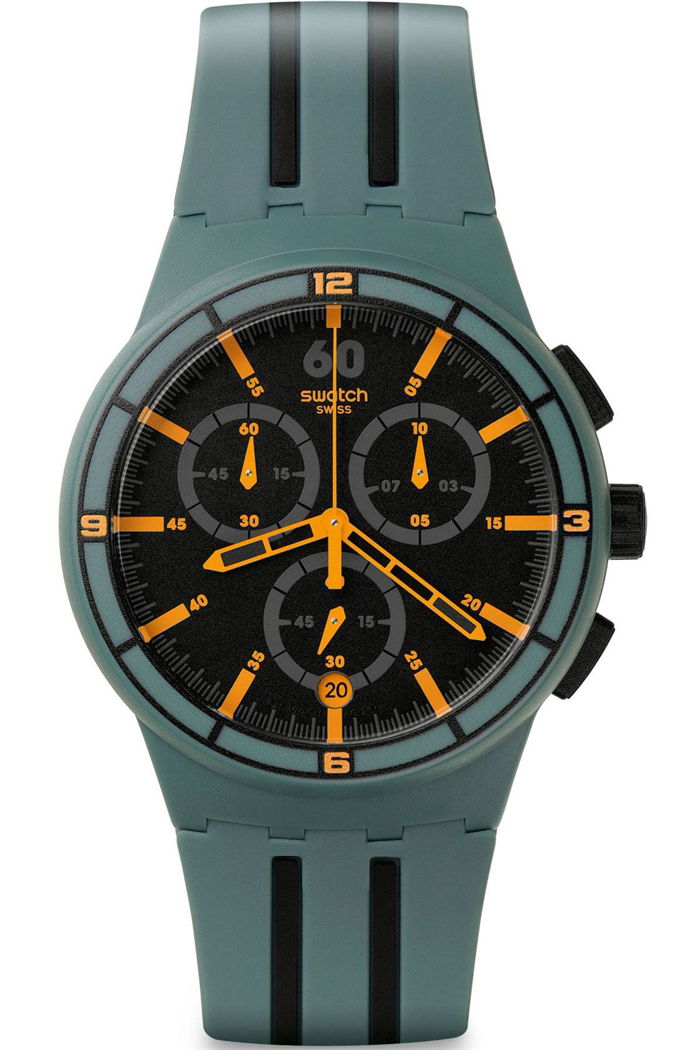 Swatch Susg401 Kronometreli Silikon Kordonlu Saat