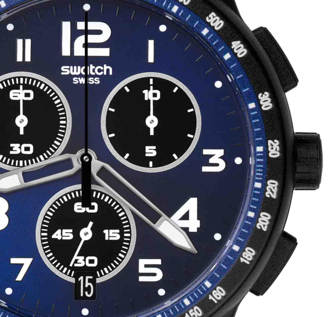 Swatch Susb402 Kronometreli Siyah Erkek Kol Saati