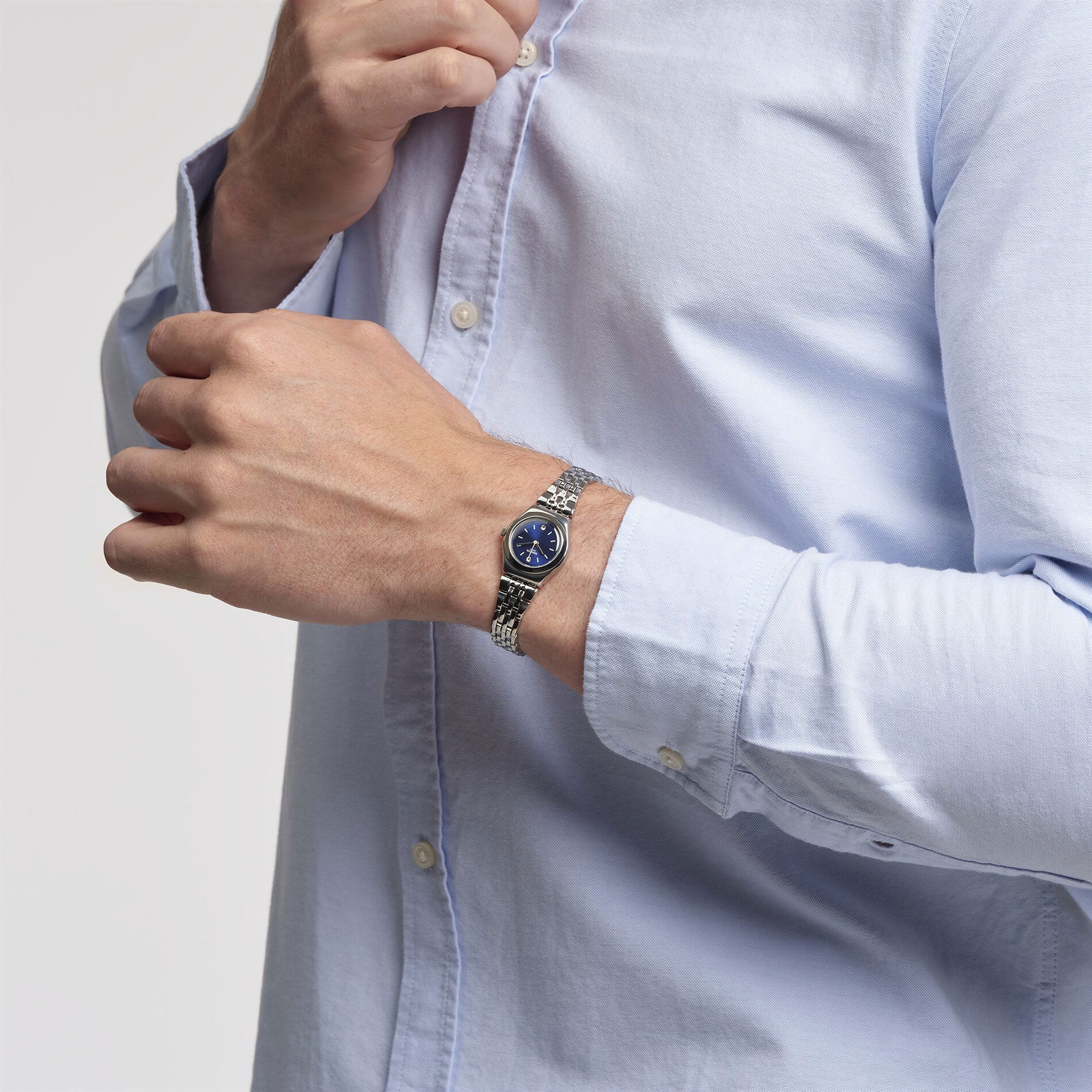 Swatch Irony Sloane Kadın Paslanmaz Çelik YSS288G Quartz Mavi Saat 