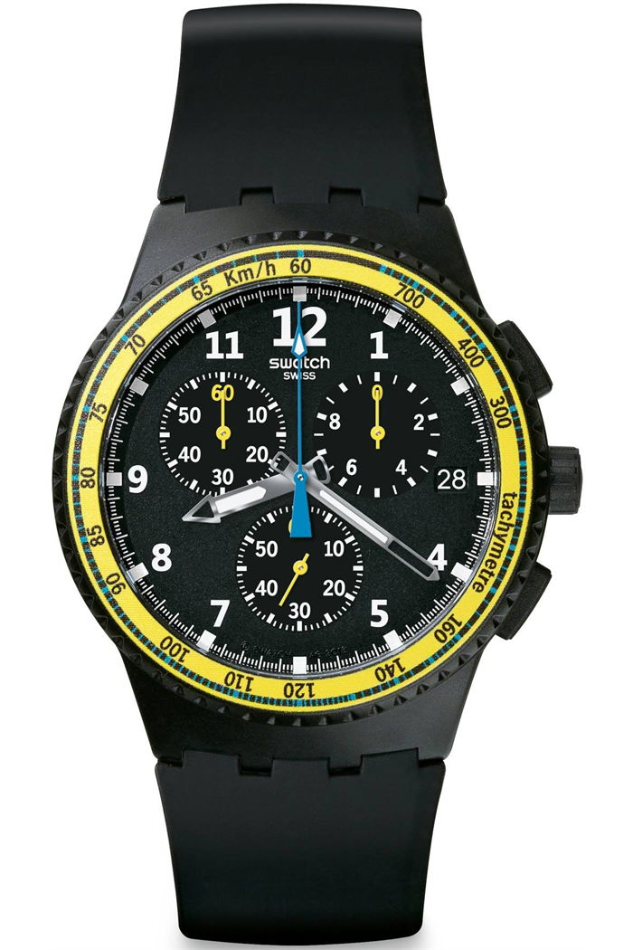 Swatch Susb404 Kronometreli Siyah Erkek Kol Saati