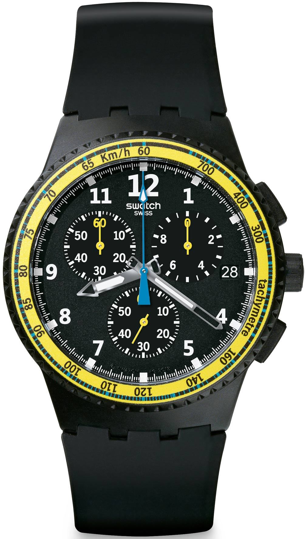 Swatch Susb404 Kronometreli Siyah Erkek Kol Saati