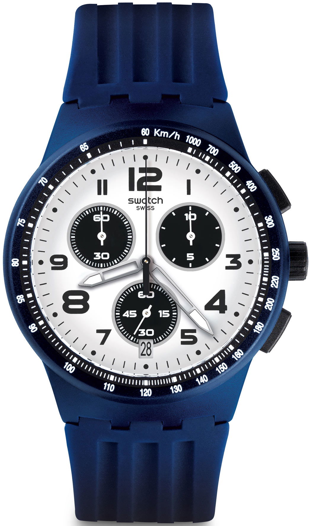 Swatch Susn408 Kronometreli Mavi Erkek Kol Saati