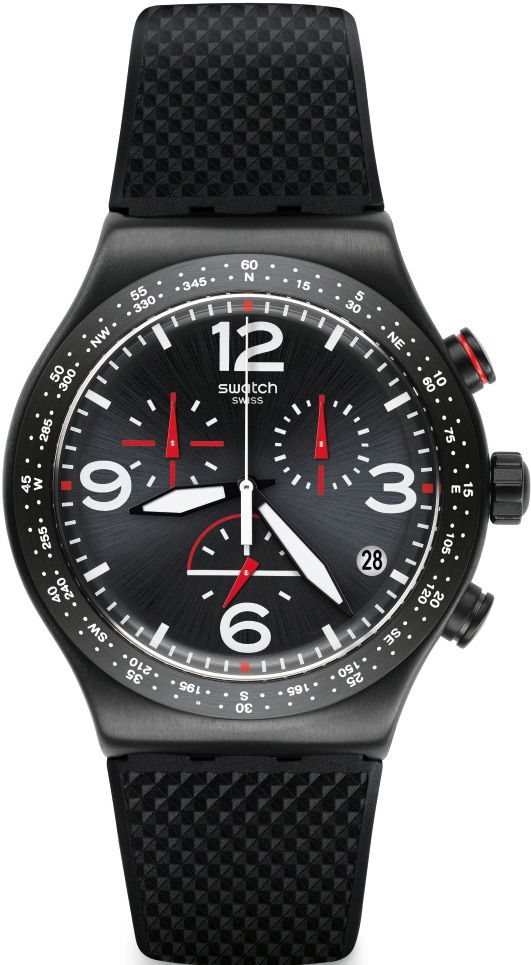 Swatch YVB403 Black Is Back Erkek Kol Saati