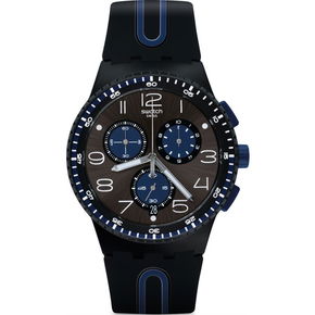 Swatch Siyah Kronometreli Erkek Saati SUSB406