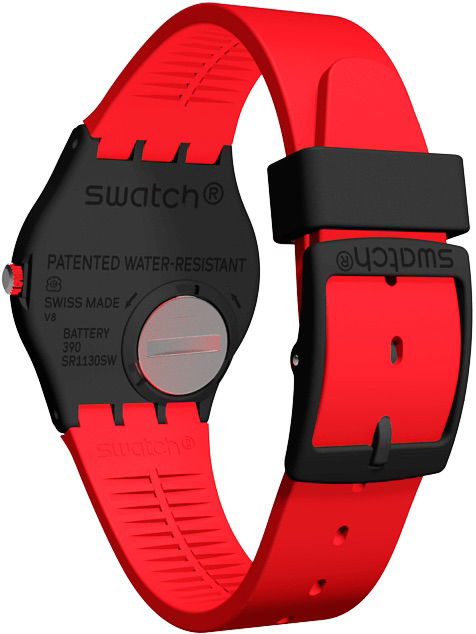Swatch Gb754 RED GRIN Kol Saati