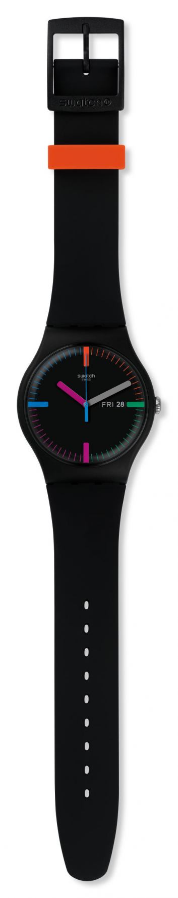 Swatch Siyah Erkek Saati SUOB719