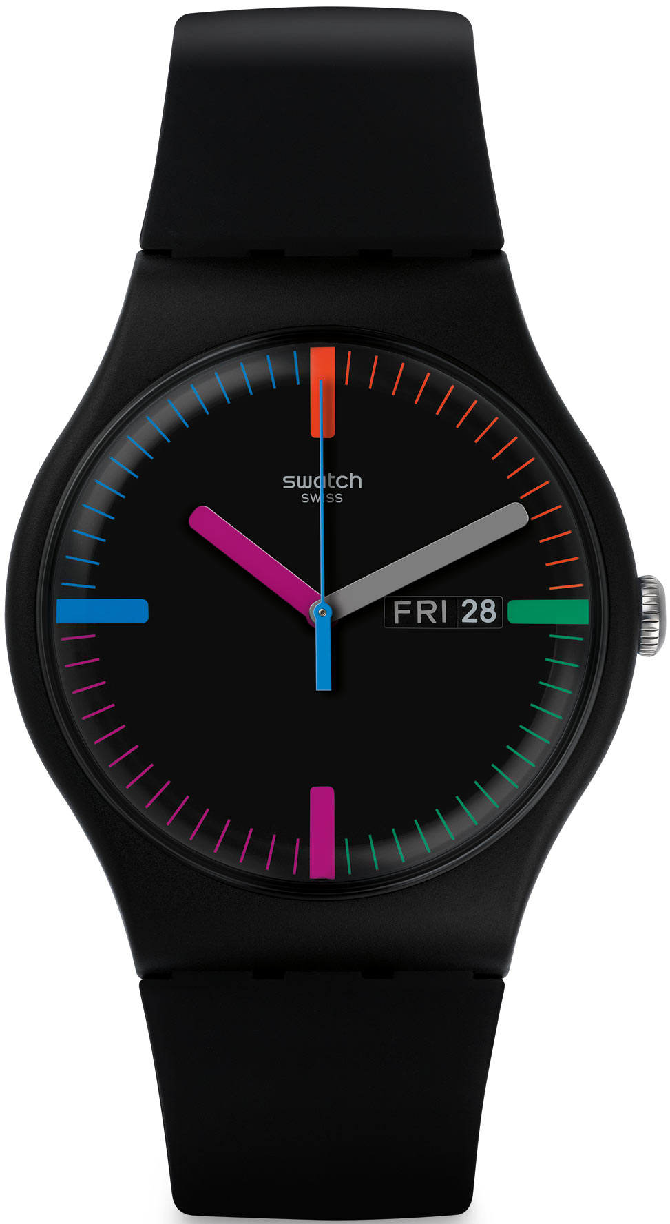 Swatch Siyah Erkek Saati SUOB719