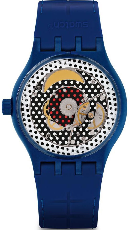 Swatch SUTN401 Sistem51 Otomatik Mavi Kol Saati