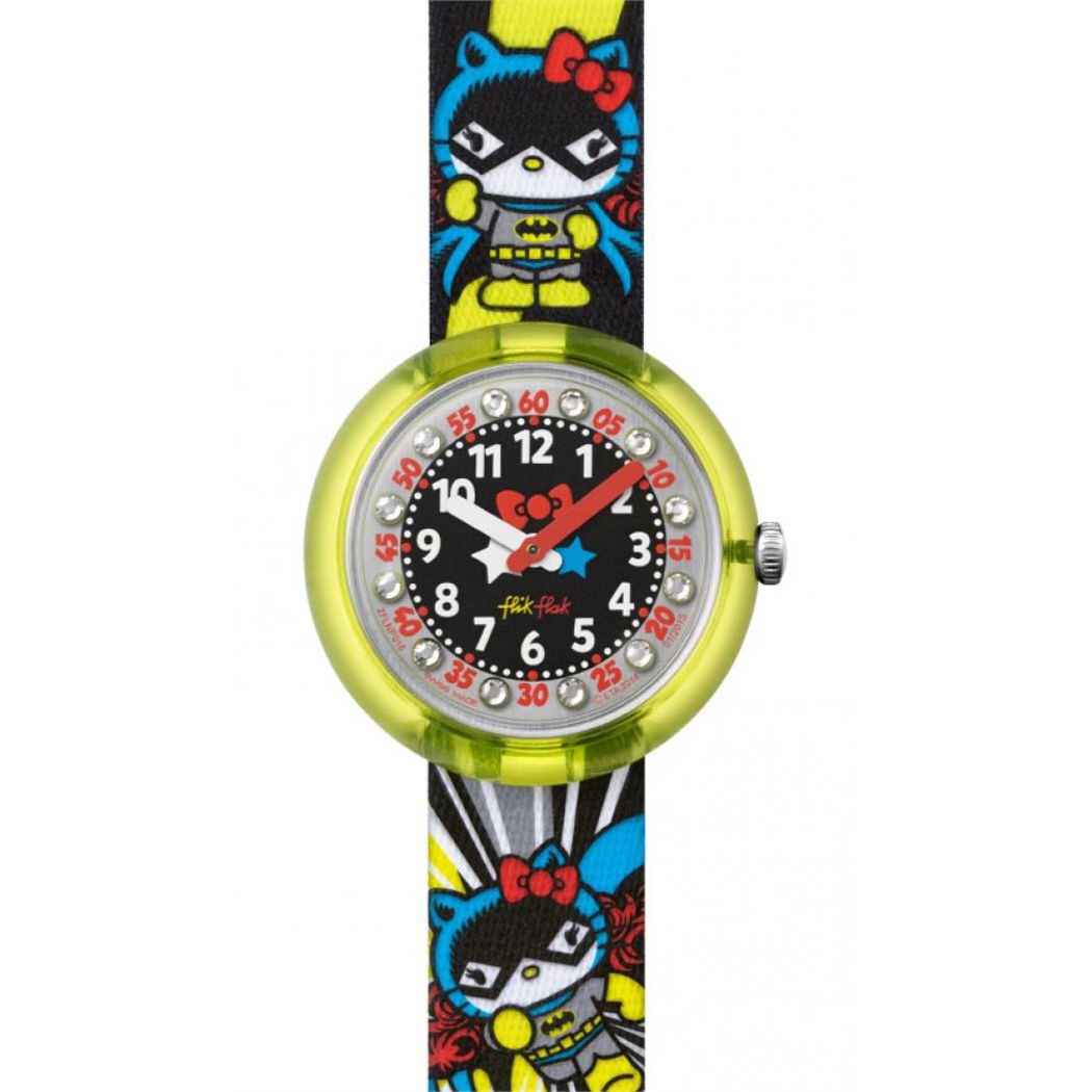 Flik Flak Flnp016 DC HELLO KITTY BATGIRL
