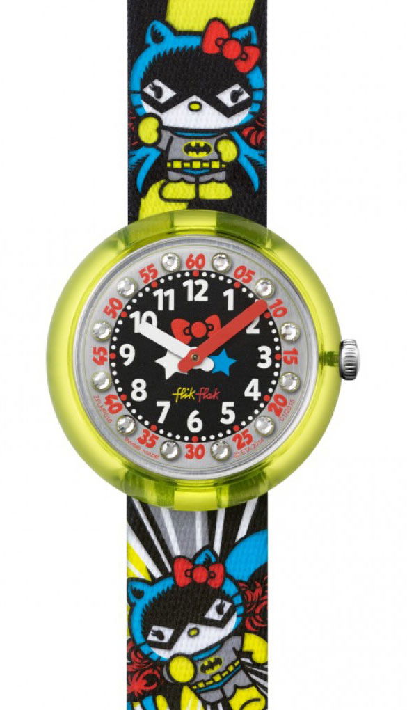 Flik Flak Flnp016 DC HELLO KITTY BATGIRL