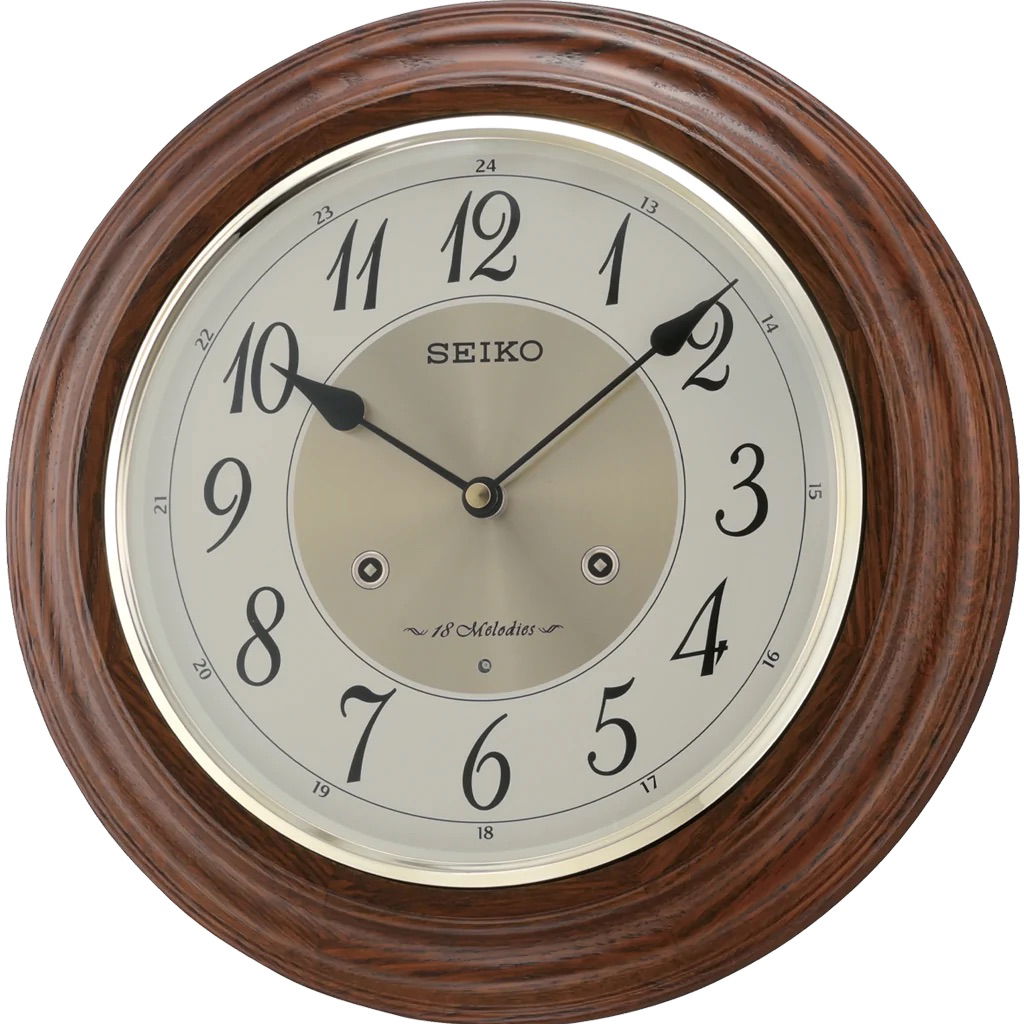 Seiko Qxm283b 18 Melodili Duvar Saati