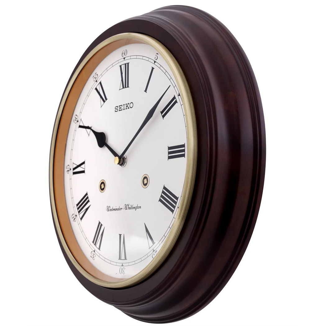Seiko Qxh202b Ahşap Duvar Saati