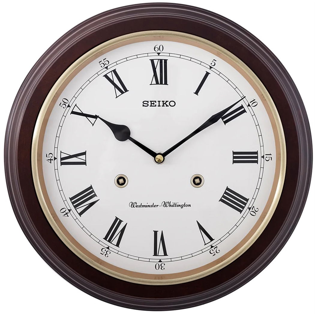 Seiko Qxh202b Ahşap Duvar Saati