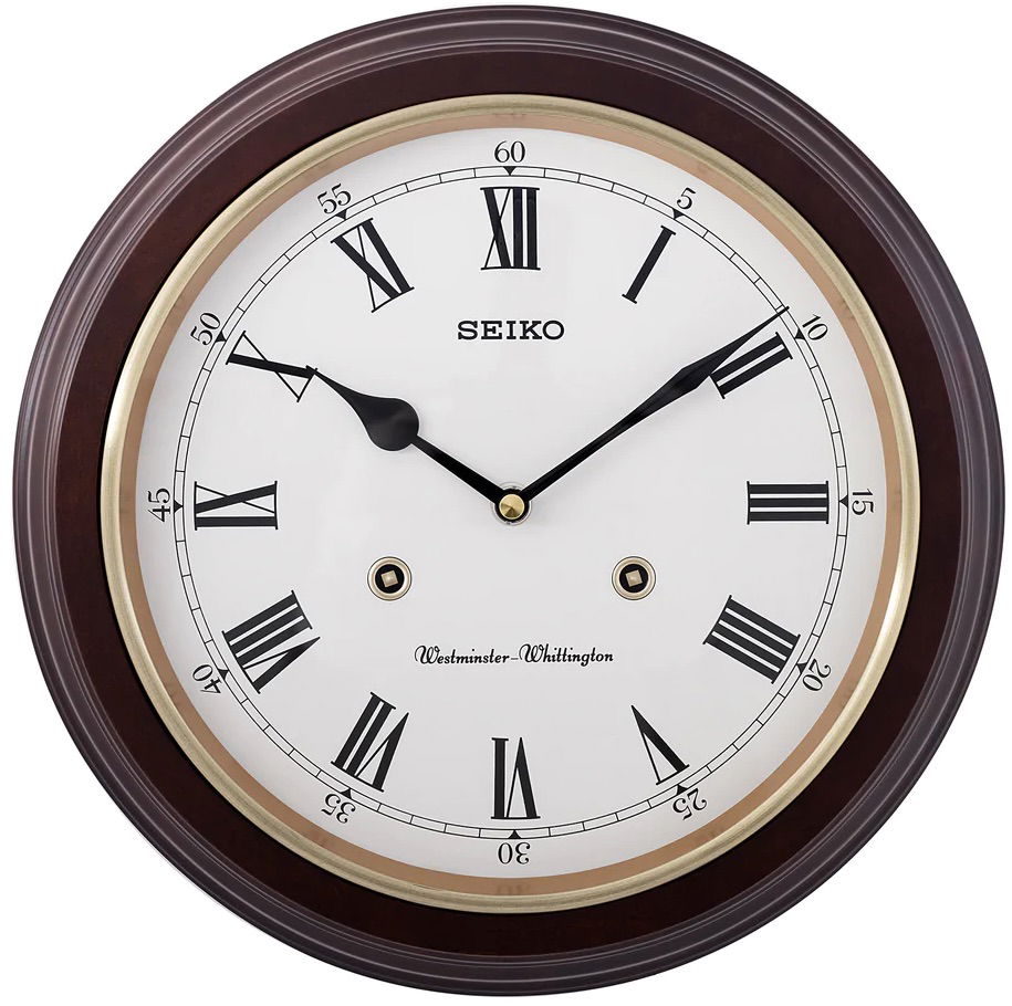 Seiko Qxh202b Ahşap Duvar Saati