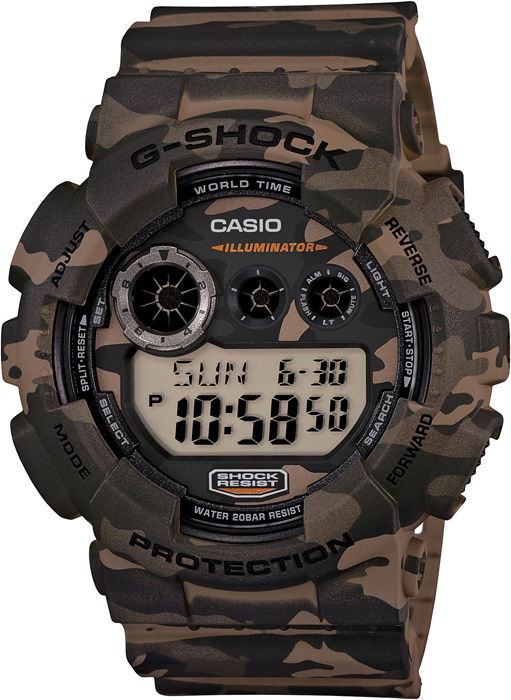 Casio GShock Erkek Kol Saati GD-120CM-5DR