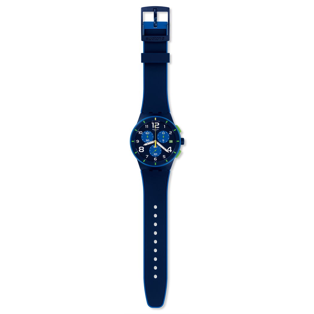 Swatch Susn409 Bleu Sur Bleu