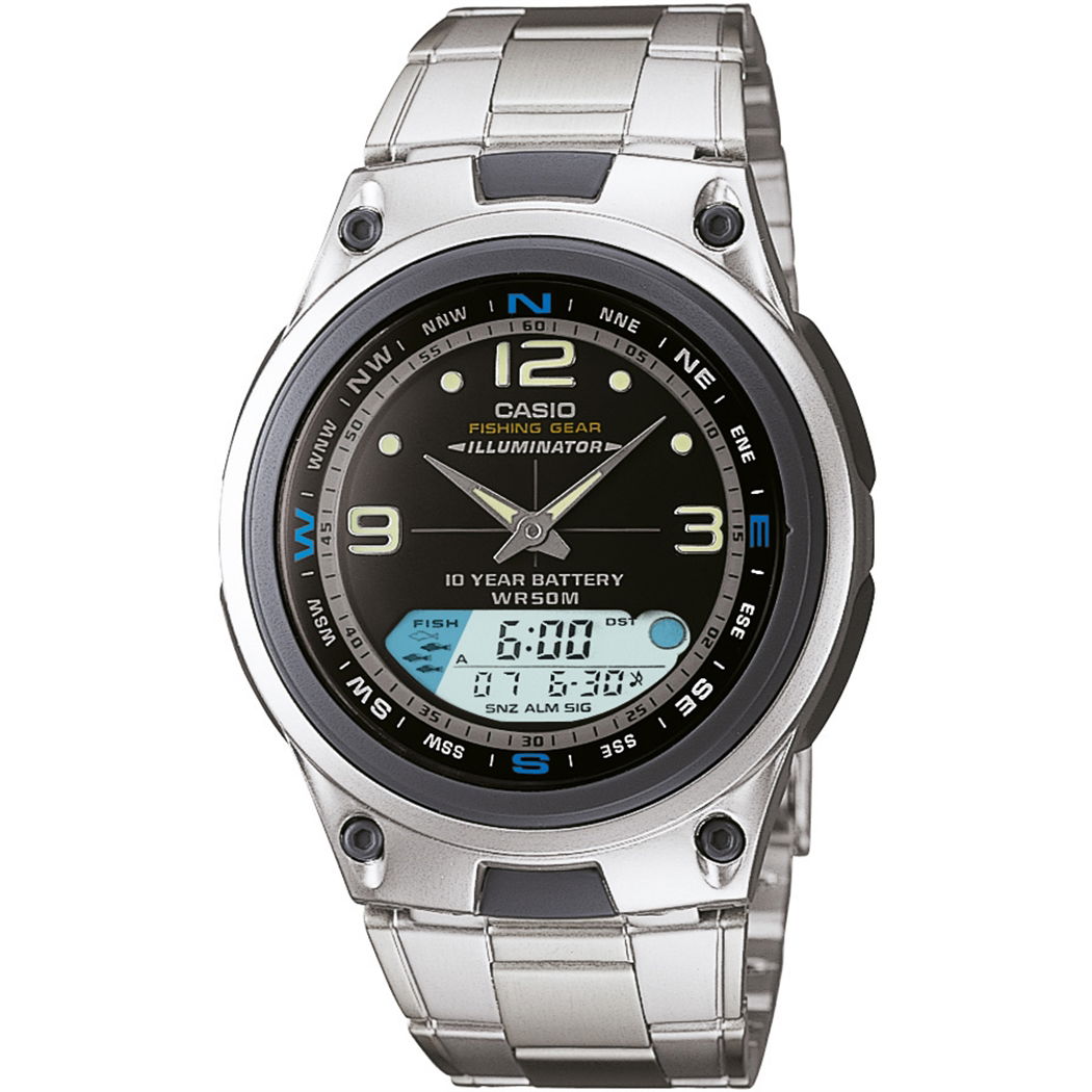 Casio Aw-82d-1avdf Erkek Analog Dijital Metal Saat