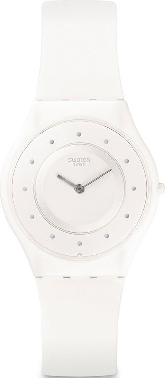 Swatch Beyaz Silikon Kayışlı Bayan Saati SFW110