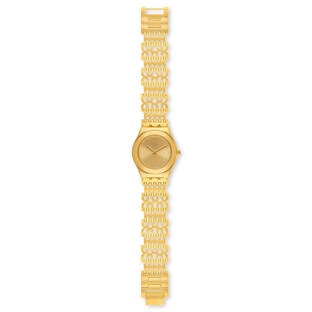 Swatch YLG132G TRICODOR Altın Rengi Saat