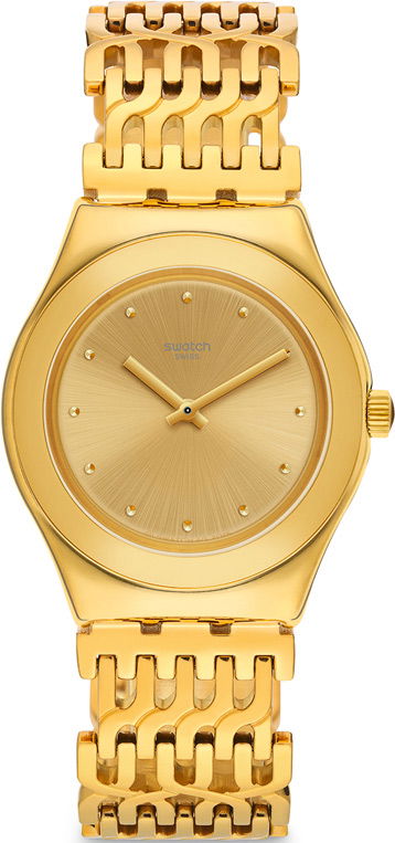 Swatch YLG132G TRICODOR Altın Rengi Saat