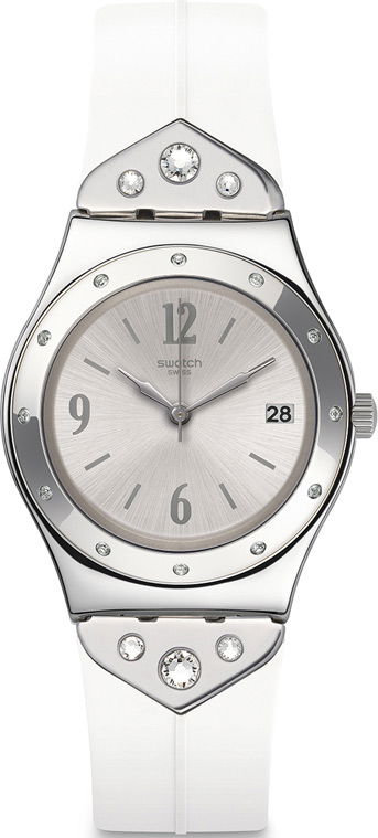 Swatch YLS450 Beyaz Kordonlu Bayan Saati