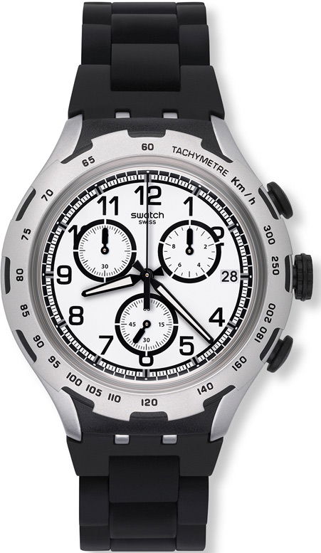 Swatch Yys4020ag BLACK ATTACK Erkek Saati