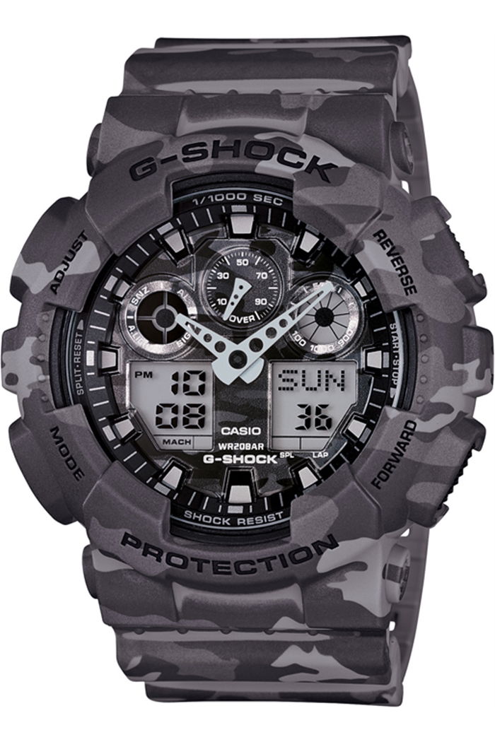 Casio Ga-100cm-8adr G-Shock Kamuflaj Desenli