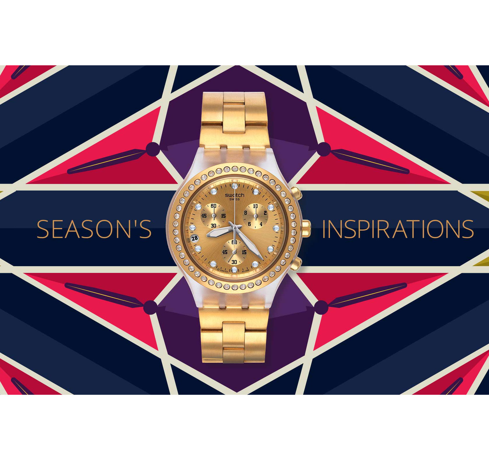 Swatch Svck4084g One Thousand And One Kol Saati