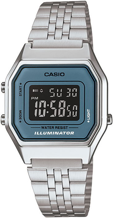 Casio La680wa-2bdf Retro Metal Dijital Bayan Saat