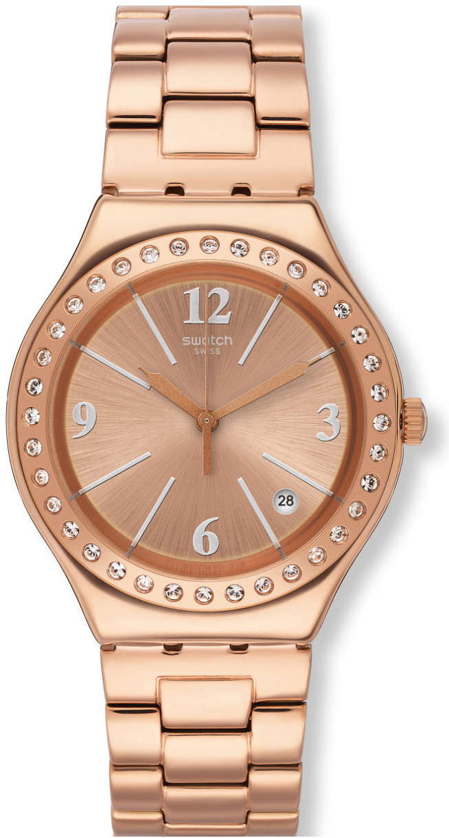 Swatch Irony Ygg409g Rose Gold Taşlı Bayan Saati