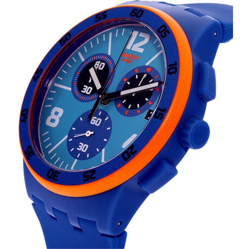 Swatch Susn413 Mavi Kordon Kronometreli Saat