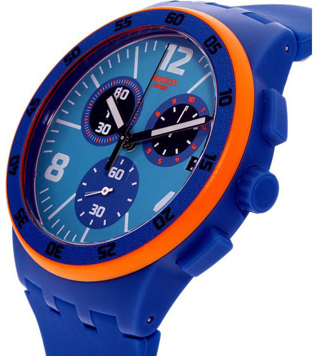 Swatch Susn413 Mavi Kordon Kronometreli Saat