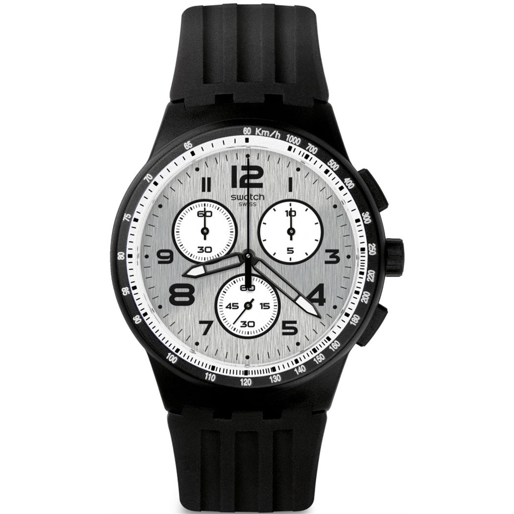 Swatch Susb103 Siyah Kronometreli Erkek Kol Saati