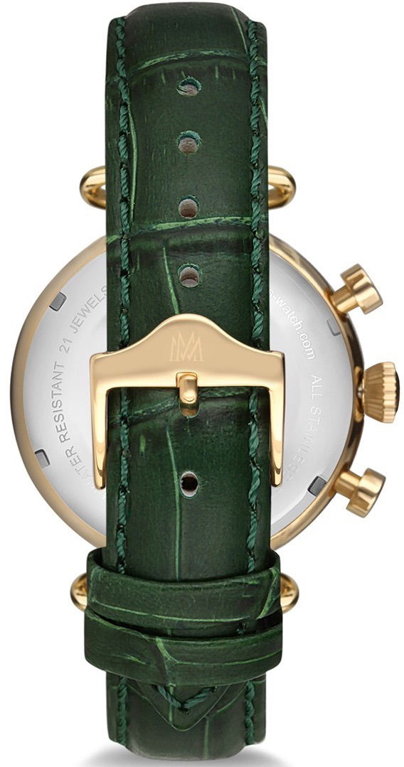 Momentus Tc250g-15yg Yeşil Kayışlı Bayan Kol Saati