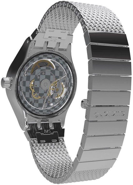 Swatch YIS407GB SISTEM KAKI Otomatik Kol Saati 