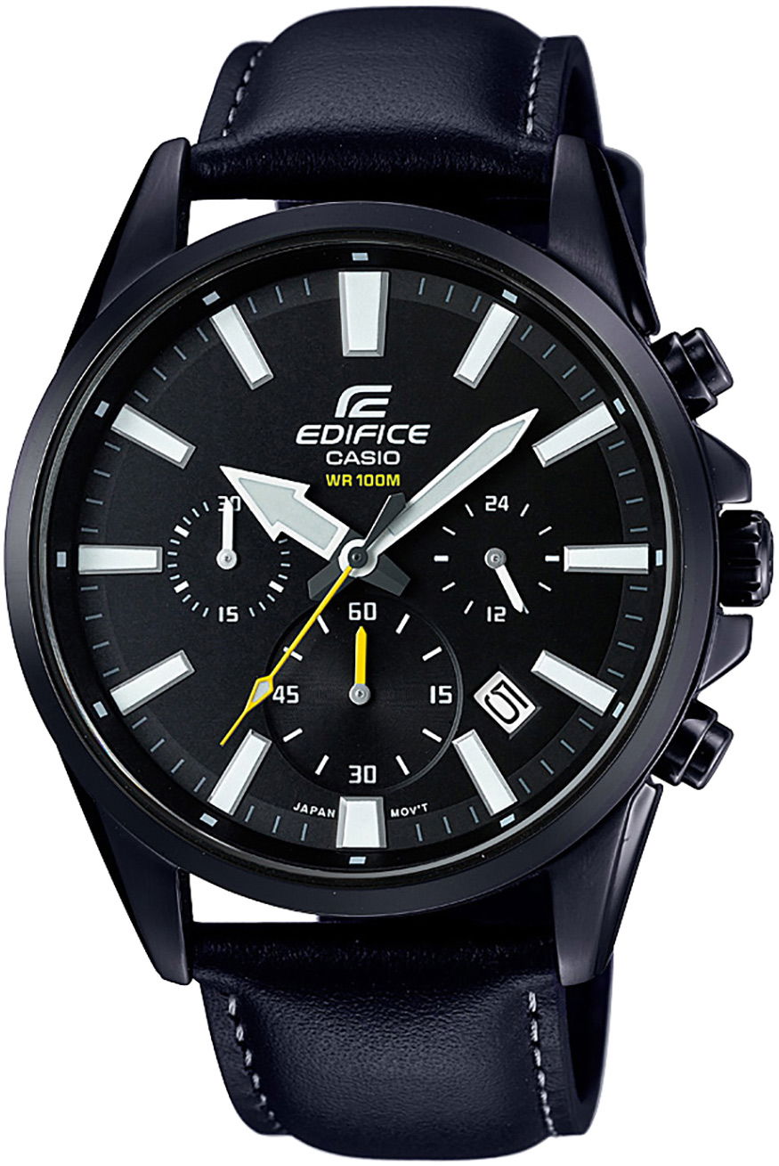 Casio Edifice Efv-510bl-1vudf Erkek Deri Kayışlı Saat