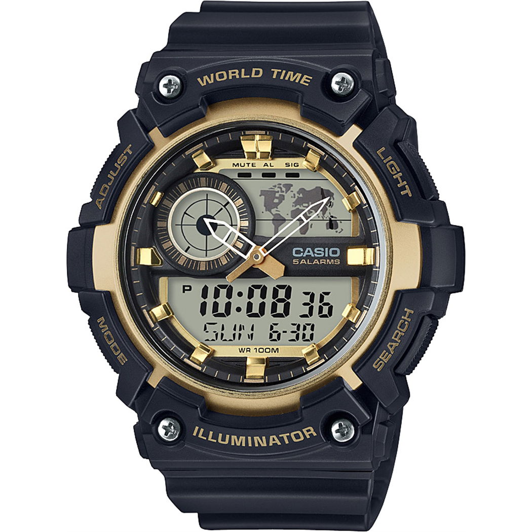 Casio Aeq-200w-9a Analog/Dijital Erkek Kol Saati