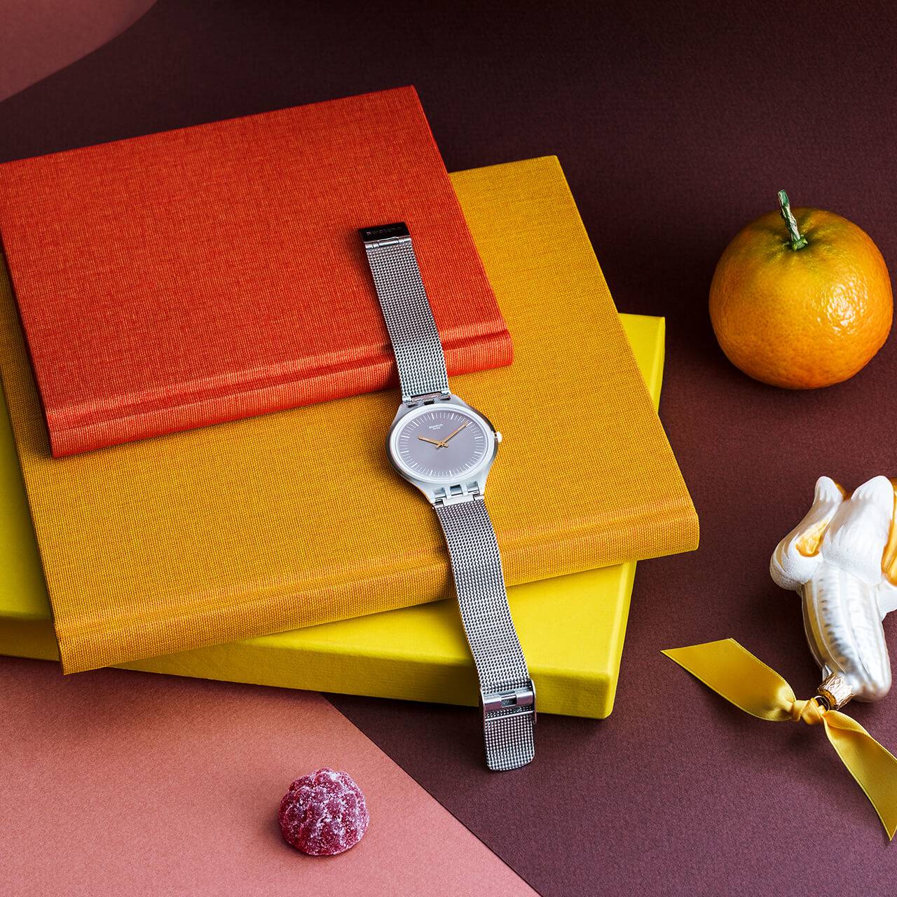 Swatch SVOM100M SKINMESH Hasır Kadın Kol Saati