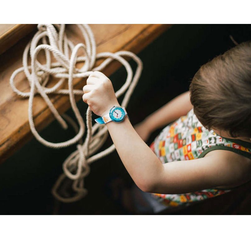 Flik Flak Fbnp089 Lobster Stripe Çocuk Saati