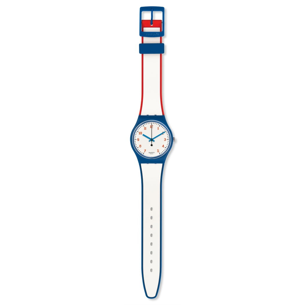 Swatch Mavi/Beyaz Kol Saati GN248